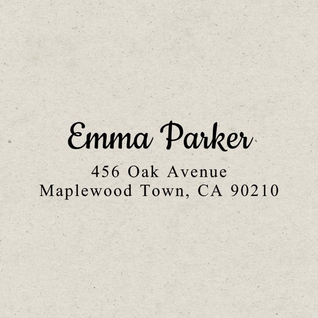 Carimbo Auto Entintado Script Elegante Retroativo Simples (Criador carregado)