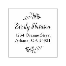 Carimbo Auto Entintado Script Everly