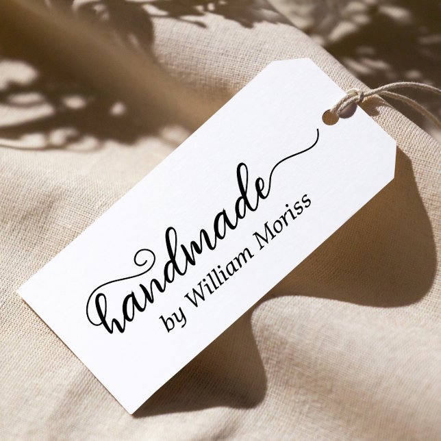 Carimbo Auto Entintado Script simples de na moda, feito à mão pela empres (Criador carregado)