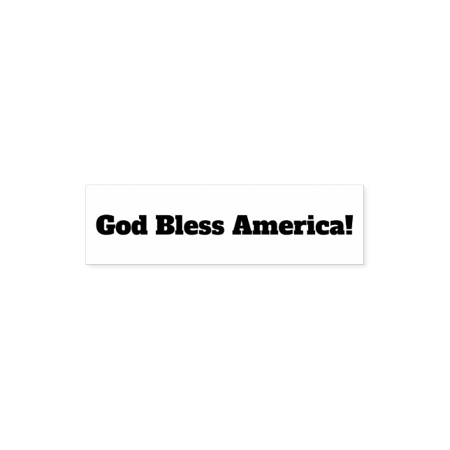 Carimbo Auto Entintado Self Inking Sampter God bless America (Design)
