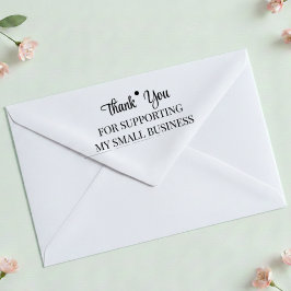 Carimbo Auto Entintado Self Inking Thank You Small Business Rubber Stamp