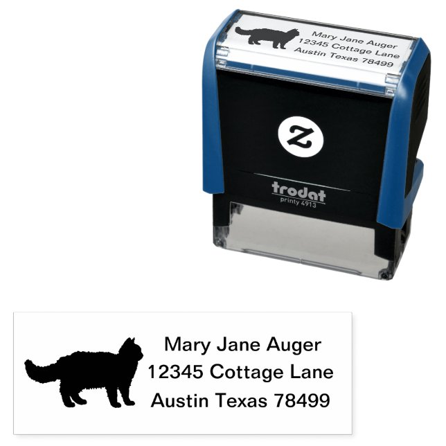 Carimbo Auto Entintado Selkirk Rex Personalizado (In Situ)