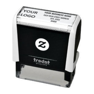 Carimbo Auto Entintado Selo de Logotipo ou Nome da Foto Endereço de Devol