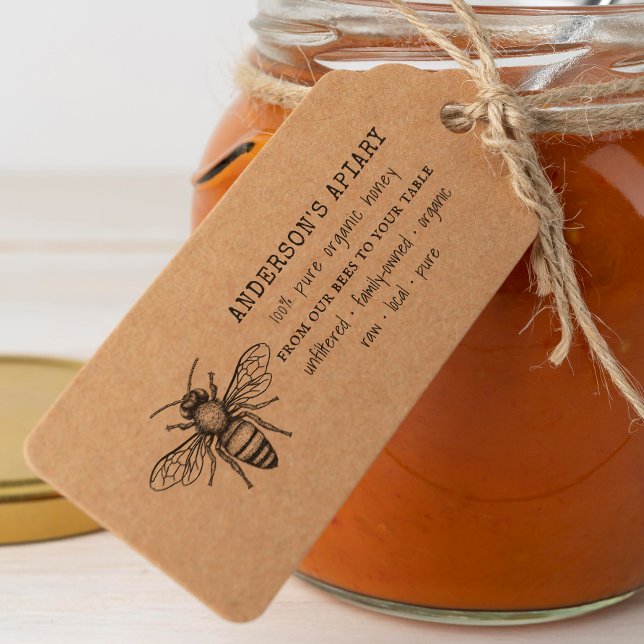 Carimbo Auto Entintado Selo de Mel da Apiária da Família Abelha Amarela V (Stamp Mock-up)