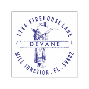 Carimbo Auto Entintado Selo deCobertura do endereço do remetente do