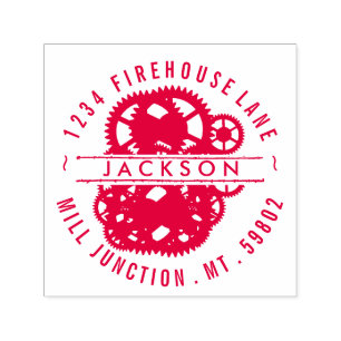 Carimbo Auto Entintado Selo do endereço do remetente da Auto-Tinta das