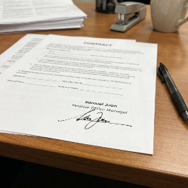 Carimbo Auto Entintado Selo Personalizado de Assinatura Manuscrita Profis