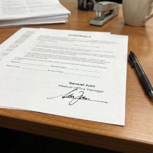 Carimbo Auto Entintado Selo Personalizado de Assinatura Manuscrita Profis
