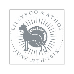 Carimbo Auto Entintado Selos do Grande Dinamarquês