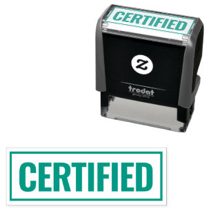 Carimbo Auto Entintado Serviço profissional de garantia-tipo certificado