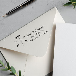 Carimbo Auto Entintado Setas cruzadas e x personalizadas