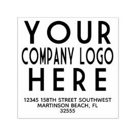 Carimbo Auto Entintado Seu logotipo comercial da sua empresa Retorna o en