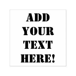 Carimbo Auto Entintado Seu texto em lápis