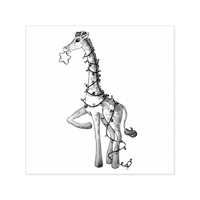 Carimbo Auto Entintado Shiny Giraffe (Design)