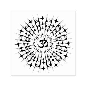Carimbo Auto Entintado Shri Yantra ou Sri Chakra - energia de