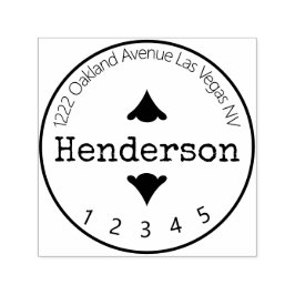 Carimbo Auto Entintado Símbolo Espadas Texto elite especial