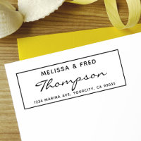 Simple Calligraphy Return Address