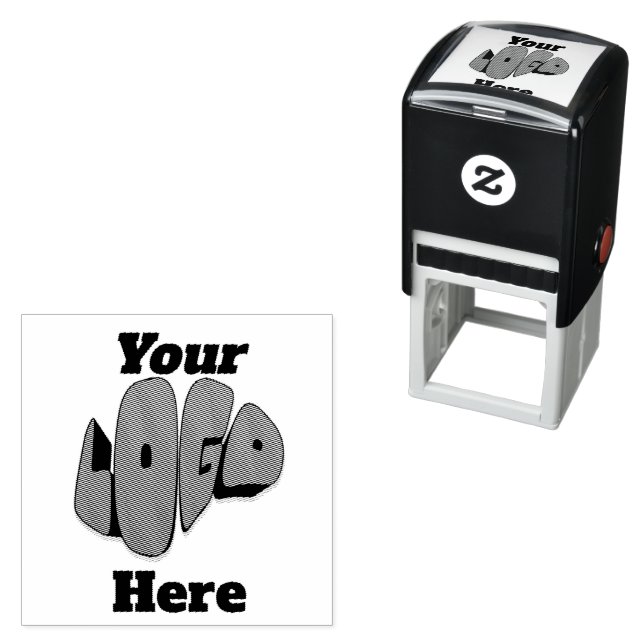 Carimbo Auto Entintado Simple Custom Business logo template (In Situ)