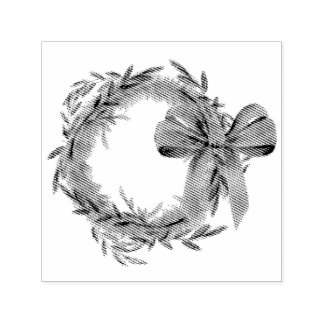 Carimbo Auto Entintado Simple Wreath Stamp