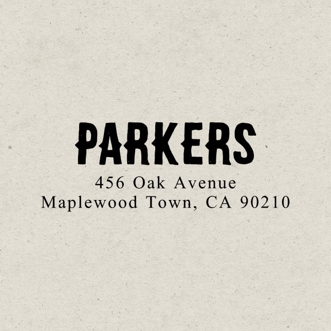 Carimbo Auto Entintado Simples decorativo Russo Negrito (Criador carregado)