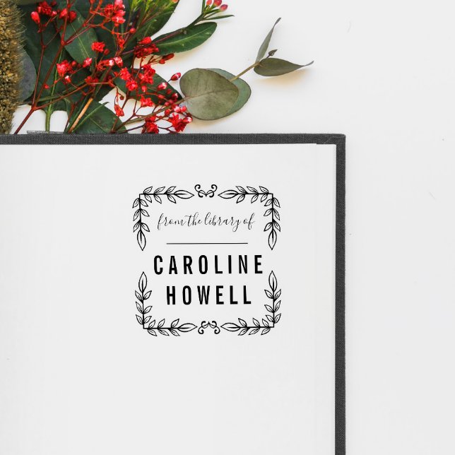 Carimbo Auto Entintado Simples E Elegante Saída Da Biblioteca Do Autoin (Criador carregado)