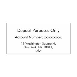 Carimbo Auto Entintado Simples e Moderno e Personalizável