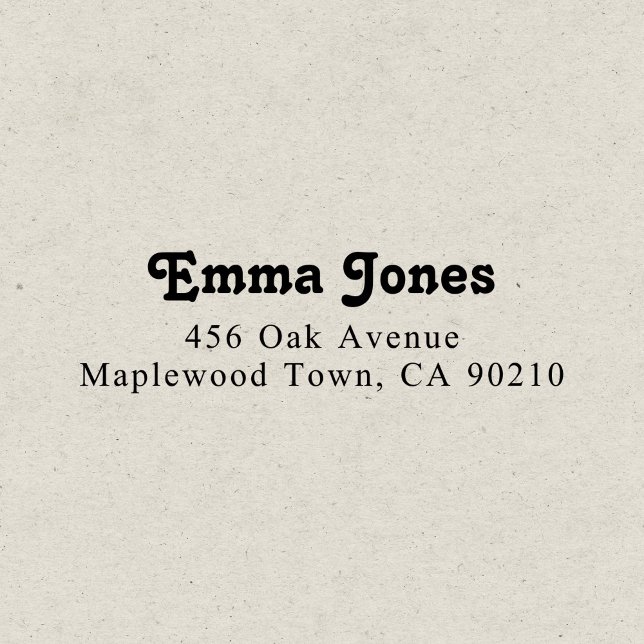 Carimbo Auto Entintado Simples Elegante Decorativo Retroativo (Criador carregado)