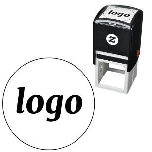Carimbo Auto Entintado Simples Logotipo de Marcação Empresarial Promocion