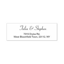 Simples preto branco elegante retornar casamento