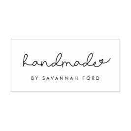 Carimbo Auto Entintado Simples Script de corte