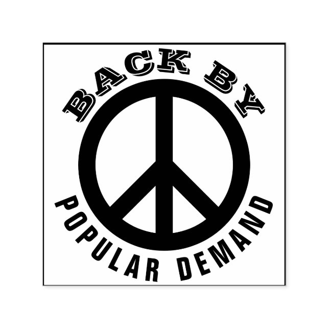 Carimbo Auto Entintado Simples símbolos/ícones - PEACE + ideias (Design)