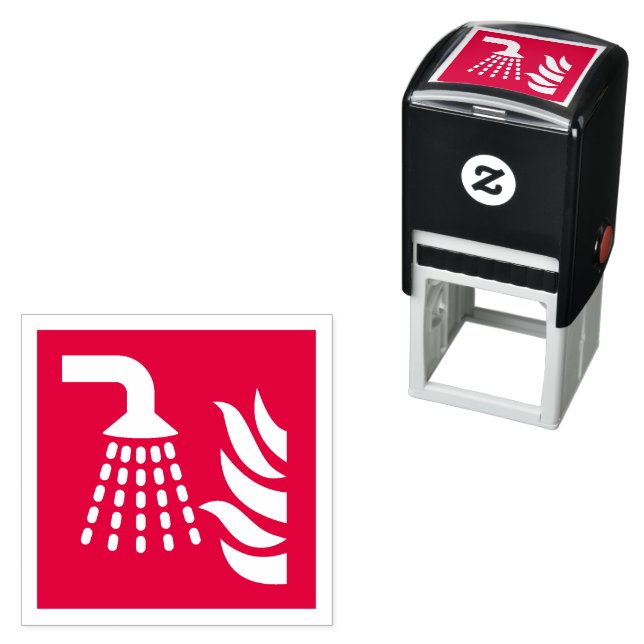 Carimbo Auto Entintado Sinal de Segurança do Aplicador de Nevoeiro da Águ (In Situ)