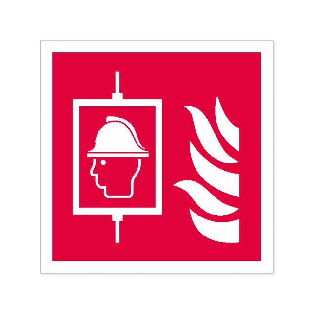Carimbo Auto Entintado Sinal de Segurança dos Bombeiros (Design)