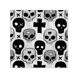 Carimbo Auto Entintado Skull Pattern Self Inking Rubber Stamp