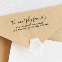 Styish Modern Bold Return Address