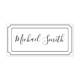 Carimbo Auto Entintado Sua assinatura