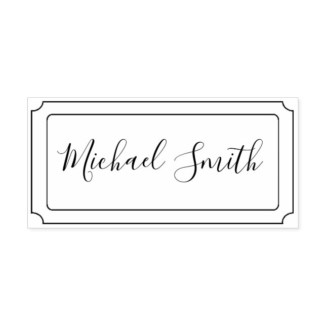 Carimbo Auto Entintado Sua assinatura (Design)