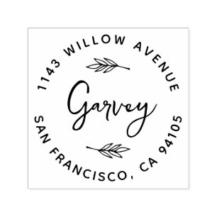 Carimbo Auto Entintado Sucursais de Script e Mão de Corte   Endereço Russ