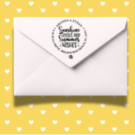 Carimbo Auto Entintado Summer Kisses