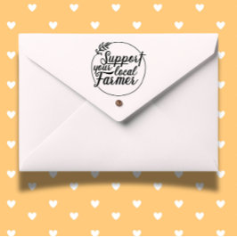 Carimbo Auto Entintado Suportar o Tema do Mercado do Produtor Local