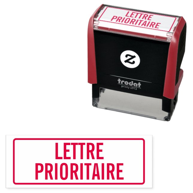 Carimbo Auto Entintado Tampon Lettre Prioritaire (In Situ)