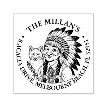 Tema da raposa Americana Nativa