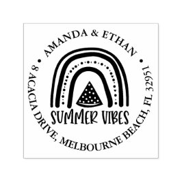 Carimbo Auto Entintado Tema das Víblias de Verão