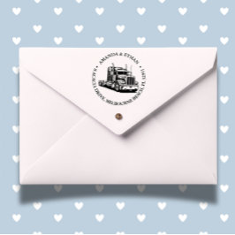 Carimbo Auto Entintado Tema de Caminhão Semi kenworth