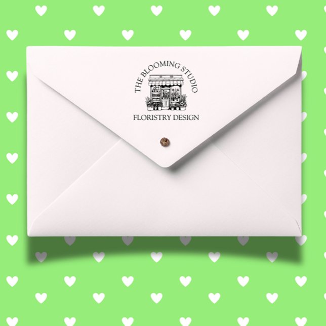 Carimbo Auto Entintado Tema Flowers Frescas (Fresh Flowers Storefront theme Self-inking Stamp)