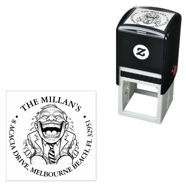 Carimbo Auto Entintado Tema Hilário do Vovô Feliz (In Situ)