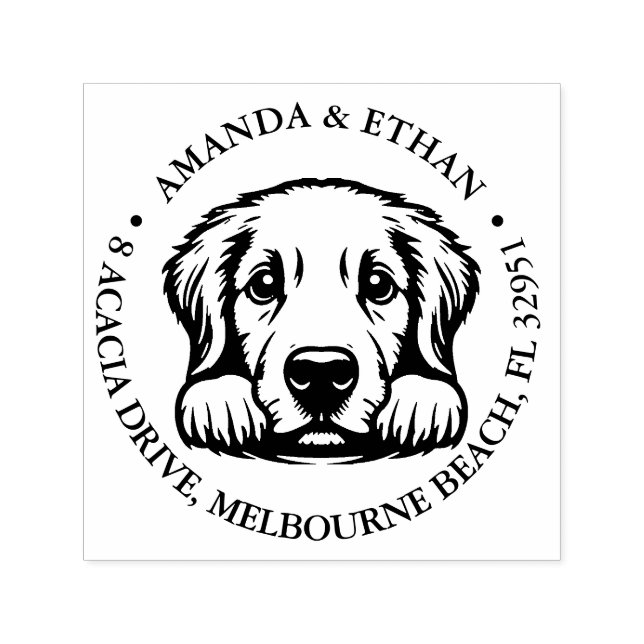 Carimbo Auto Entintado Tema Labrador (Design)