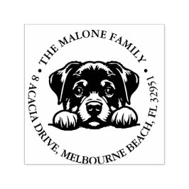 Carimbo Auto Entintado Tema Personalizado de Pequim Rockweiler