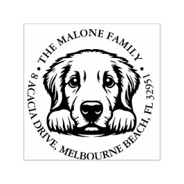 Carimbo Auto Entintado Tema Personalizado Puppy Puppy de Pequim