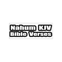 Texto "Nahum KJV Bíblia Versos"